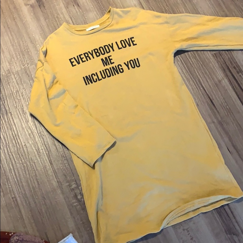 Zara - Everybody Love Me Including You Shirt Dress